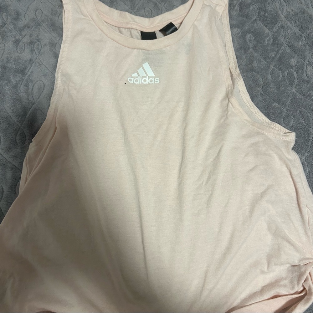 Adidas Women's Light Pink Tank Top